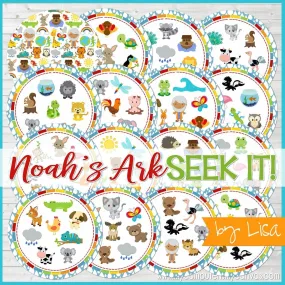 Seek IT! {Noah's Ark Edition} PRINTABLE Matching Game