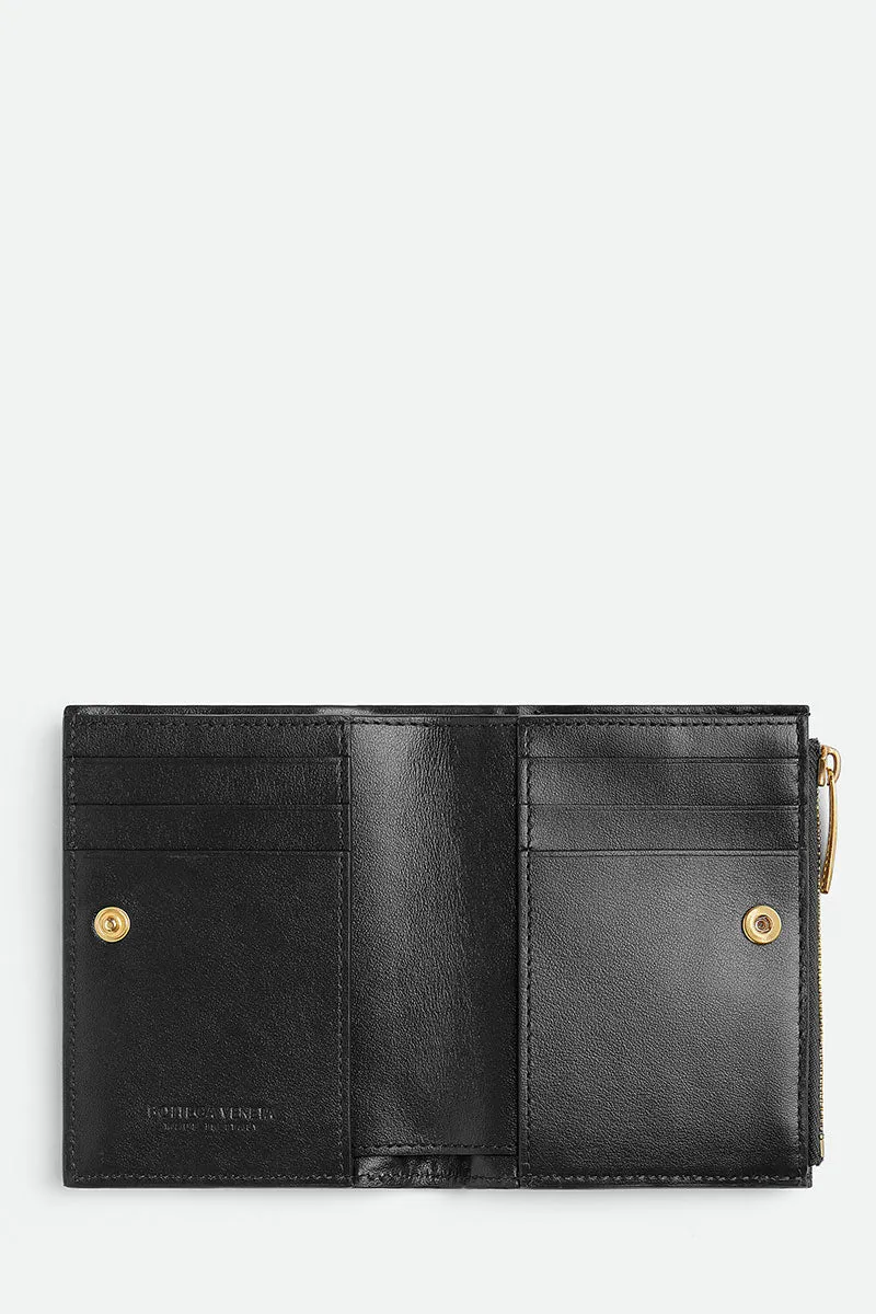 Small Bi-Fold Zip Wallet