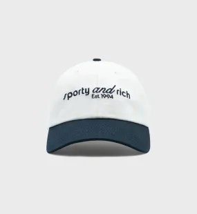 Tank Hat - White/Navy