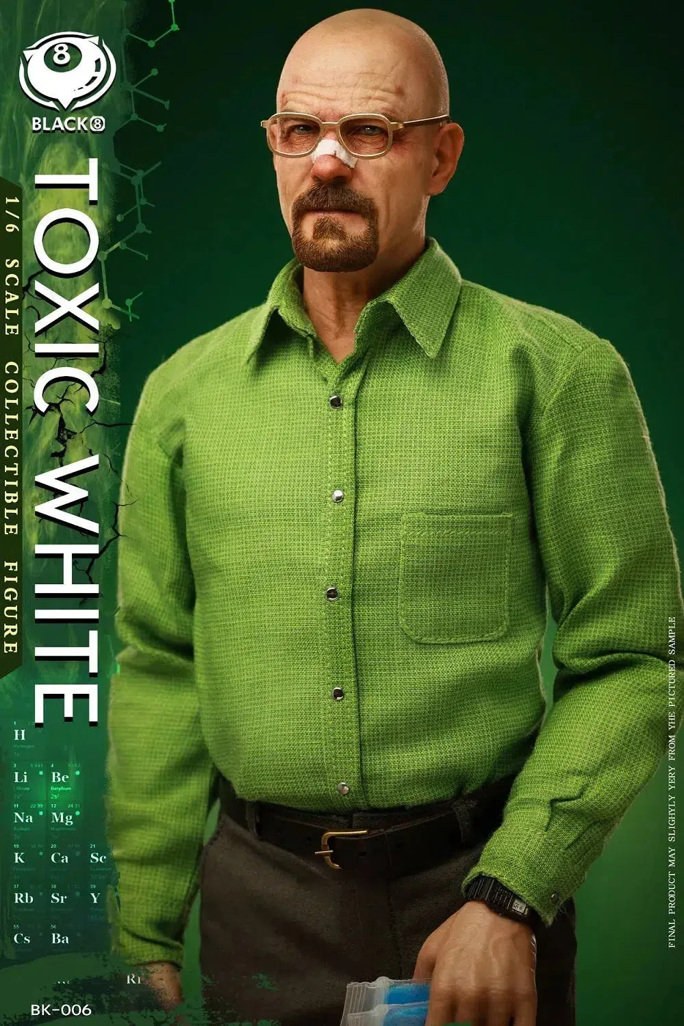 Toxic White: Black 8 Toys: Sixth Scale Figure