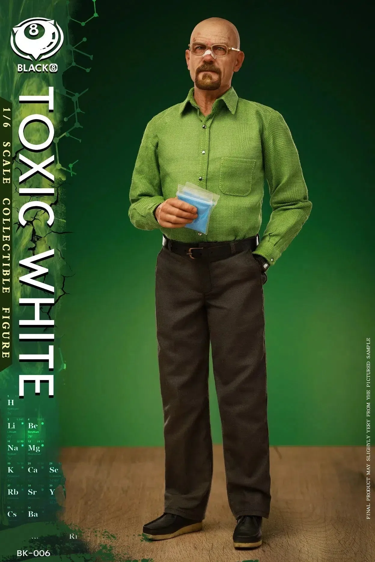 Toxic White: Black 8 Toys: Sixth Scale Figure