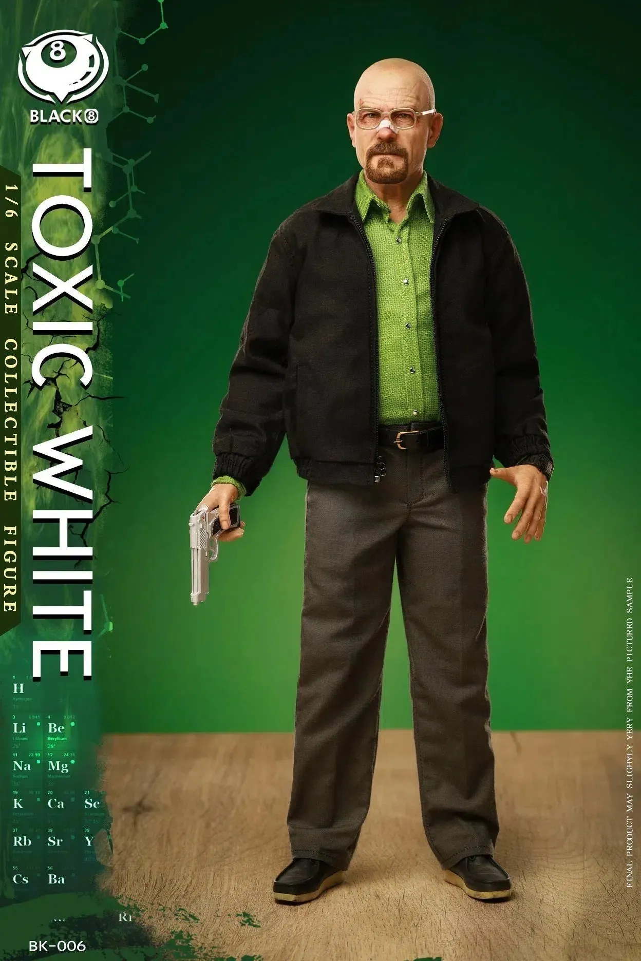 Toxic White: Black 8 Toys: Sixth Scale Figure