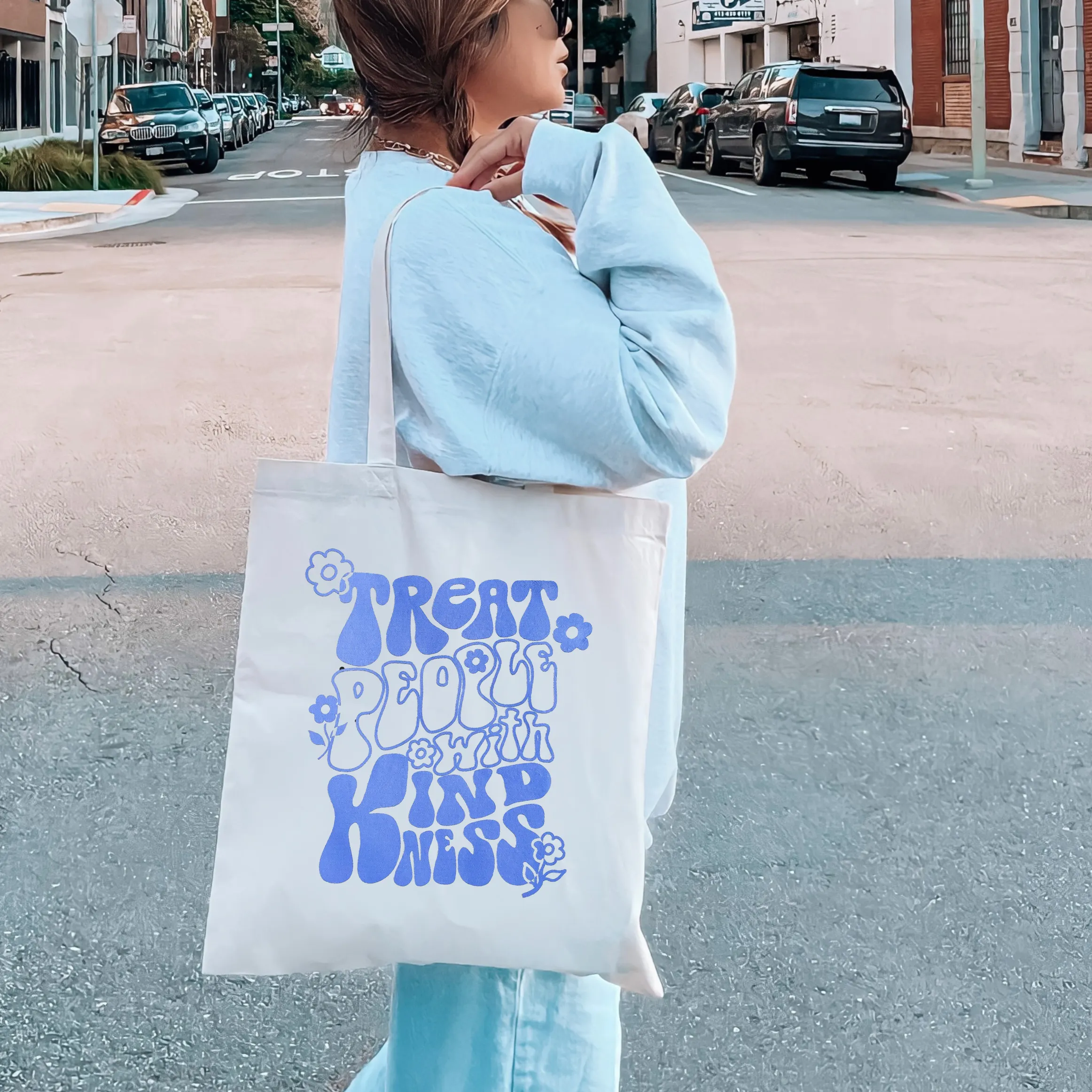 Treat People With Kindness Tote