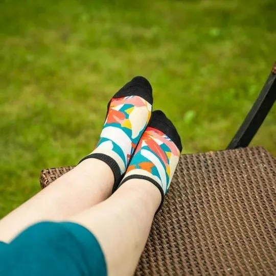 Tropical Bliss Diabetic Ankle Socks