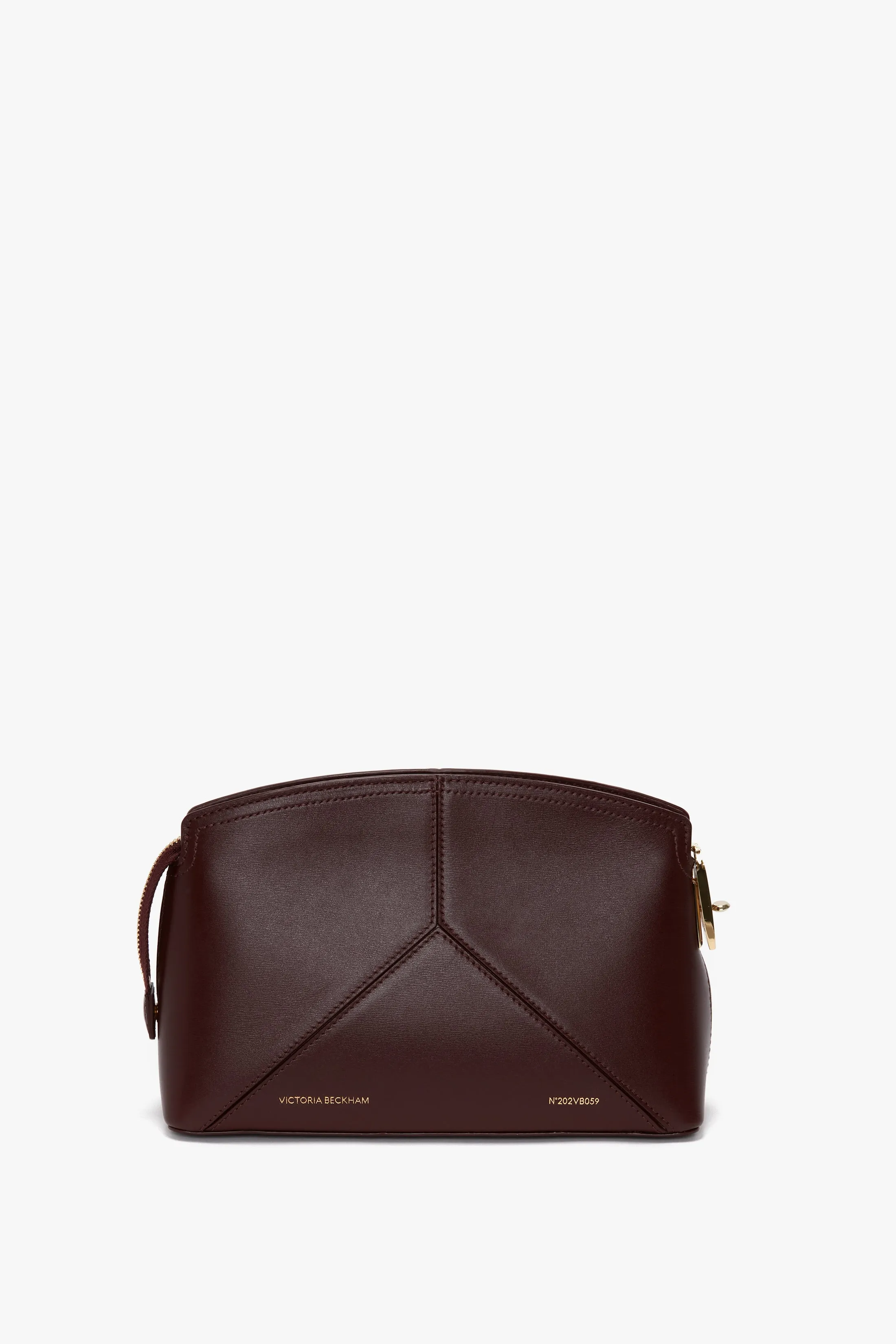 Victoria Crossbody Bag In Burgundy Leather