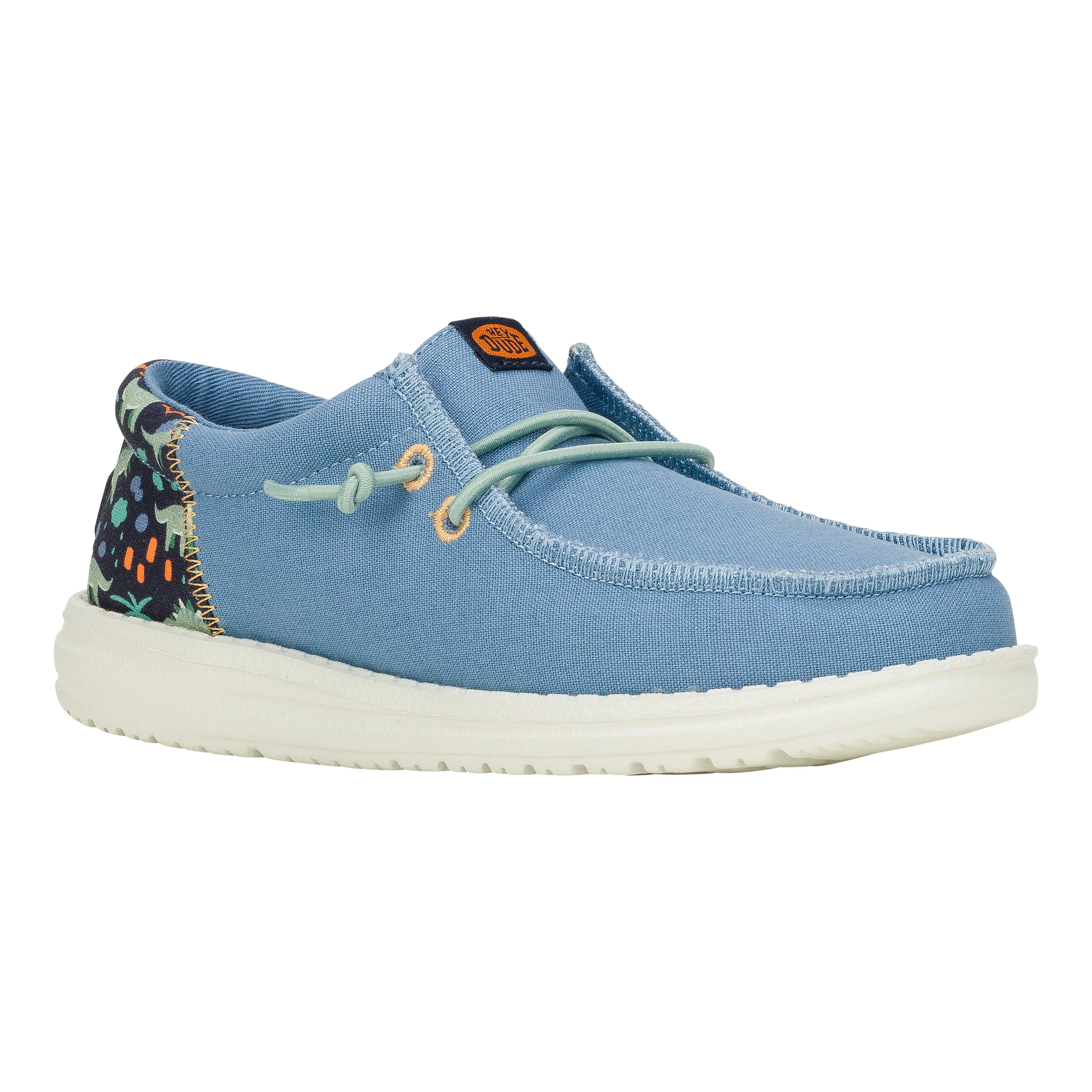 Wally Funk Youth Dino Friends - Chambray Blue/Multi