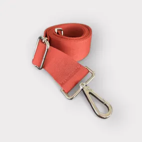 Webbing Shoulder Strap NEW Burnt Orange - Silver Hardware