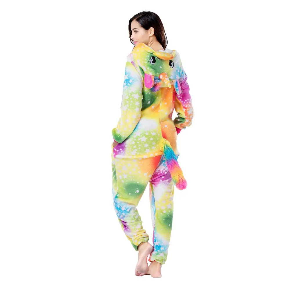 Yellow Sky Unicorn Adult Onesie