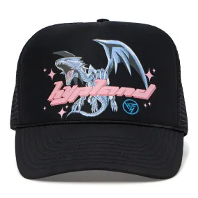 YUGIOH BLUE EYES TRUCKER HAT (BLACK)